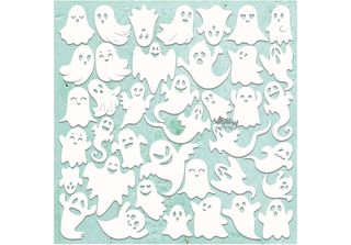 Mintay Chippies - Decorazione In Truciolare Fustellato - Fantasmi