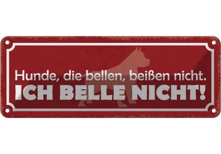 Vianmo Insegna Di Latta 10X27 Cm Hunde Die Bellen BeißEn Nicht