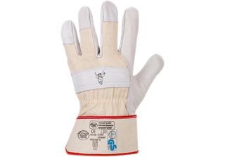 Feldtmann Handschuh Stierkopf Gr.11 Rindvolleder,Natur,Dp.Nah