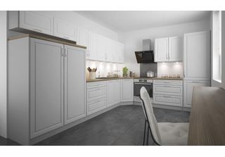 Mobile Cucina A L Elbing Cucina Componibile Grigio Bianco - Pietra Grigio Chiar…