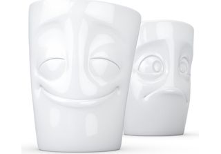 Fiftyeight Products T012801 Fiftyeight 350Ml Becher - VergnüGt & Verdutzt Weiß