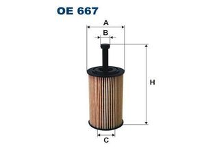 Filtron Filtro Olio OE667