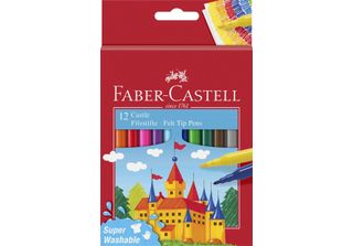 FABER-CASTELL Filzstift Castle 12Er Kartonetui