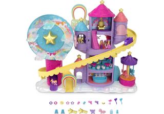 Parco Tematico Polly Pocket Pollyville Rainbow Unicorn Fun