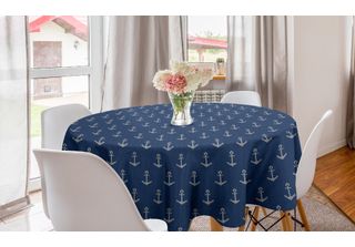 Abakuhaus Tovaglia Rotonda Anker, Nordic Winter-Hipster, Tovaglia Circolare Per…