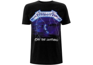 Metallica TričKo Ride The Lightning Tracks Unisex Nero S
