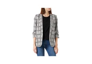 Pieces Boss 3/4 Blazer Stampato Grau Xl Frau Grau Xl