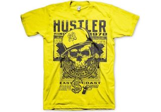 Maglietta New York Hustler - Media - Giallo