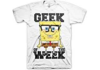 Maglietta "Geek Of The Week"" - Media - Bianco"