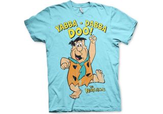 Maglietta Yabba-Dabba-Doo - Small - Skyblue