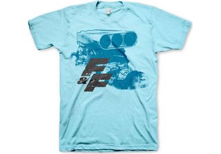 Maglietta Fast & Furious Engine - Small - Skyblue