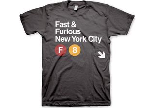 Maglietta Fast & Furious Nyc - Small - Grigio Scuro