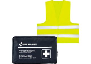 First Aid Only P-10038 First Aid Only Erste-Hilfe-Tasche Mit Warnweste Din 1316…