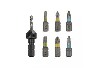 Wolfcraft Wolfcraft Flipbit Set Di Legno 7 Pezzi 3085000