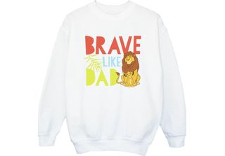 Disney - Felpa Per Bambini "Il Re Leone Coraggioso Come Papà"" BI21727 (128) (W…