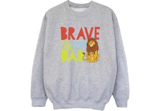 Disney - Felpa Per Bambini "Il Re Leone Coraggioso Come Papà"" BI21727 (128) (G…