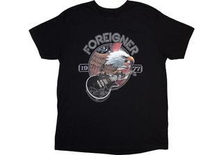 Foreigner - Maglietta Da Uomo/Donna Unisex RO12634 (L) (Nero)