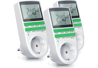 Bearware 3X Timer, Digitale, Programmabile, Display Lcd, Timer Presa Di Corrent…