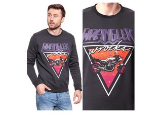 Wrangler Wrangler Crew Sweat Nero Sbiadito W6559Ihv6 112130571