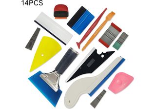 Auto Vinyl Wrap Tool Set Magnet Squeegee Stick Squilife Scrapcher Carbon Fiber …