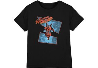 Spider-Man - Maglietta "Spidey Senses Tingling"" Per Bambini TV3416 (128) (Nero…