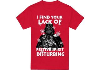 Star Wars - Maglietta Da Uomo "Lack Of Spirit"" - Design Natalizio TV3518 (L) (…