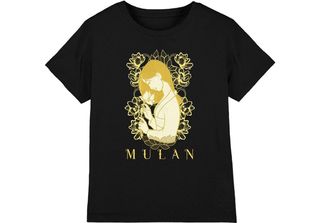 Mulan - Maglietta "Golden Garden"" Per Bambini TV4656 (116) (Nero)"