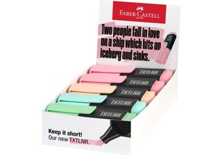 FABER-CASTELL 154211 FABER-CASTELL Txtlnr Mini Pastell A Textmarker Farbsortier…