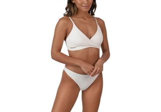 Brunotti Bella-Broderie Bralette Bikini Donna Bianco Taglia 36