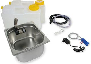 230V Mini Cucina Camper Vendita Kit Stand Lavello 325X265X200Mm Barwig