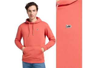 Lee Herren, Felpa Plain Hoodie, Xxl, Arancione, Kapuzenpullover, , Felpa Con Ca…