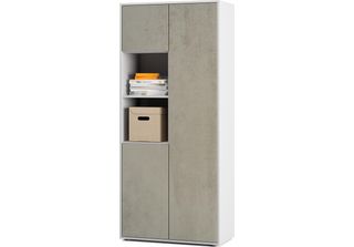 Simplyfurn Armadio Da Ufficio Amira T20 | Con 2 Vani Aperti | Armadio Per Docum…