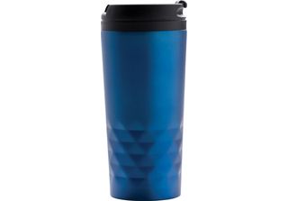 Xd Collection - Tazza Per Bere, Design Geometrico XD178 (Taglia Unica) (Blu/Ner…