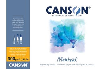 Canson C518408008 Canson Aquarellblock "Montval"", Din A3, 30 Blatt"