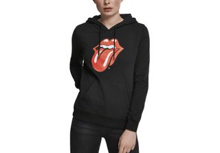 Merchcode Ladies Hoodie Ladies Rolling Stones Tongue Hoody Nero-Xs