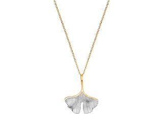 Catena Ginkgo | Argento Rodiato / Oro Placcato |