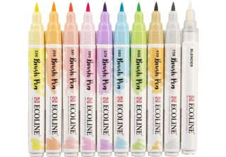 Royal Talens Talens Ecoline Pennello Set Pastello 10 Pezzi