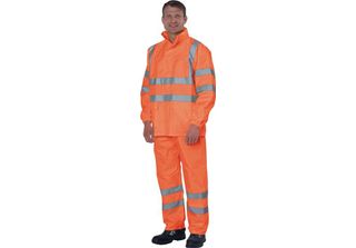 Prevent Giacca Antipioggia Alta Visibilità Taglia Xxl Arancione Prevent