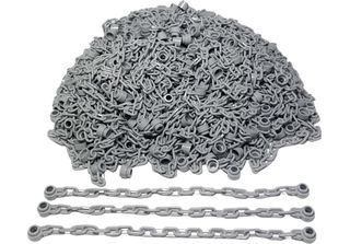 250 Catene, 21 Maglie, Grigio Chiaro