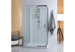 Box Doccia 3 Lati 70X70X70 Con Due Lati Scorrevoli Ed Un Lato Fisso