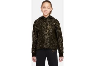 Nike Nike Sportswear Big Kids' (Gir Black/Metallic Gold Black/Metallic Gold M