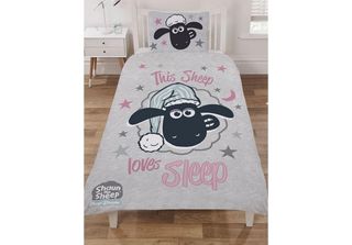 Shaun The Sheep - Set Di Biancheria Da Letto "Loves Sleep"" AG125 (Letto Singol…
