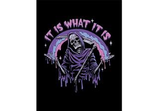 Threadless - Stampa Con Cornice "It Is What It Is"" PM10879 (40 Cm X 30 Cm) (Ne…