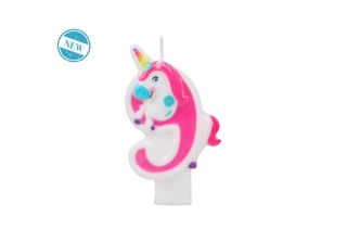 Atosa Unicorn Candle No9 Rosa Rosa Taglia Unica