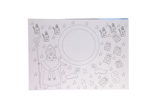 Scapemats Colorbook Sinterklaas, 12 Pezzi.