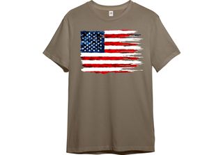 T-Shirt Paulgos Da Uomo "American Flag"", Bandiera, America, Usa, Stati Uniti, …