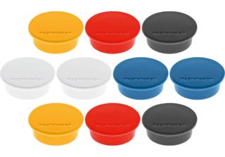 Magnetoplan 1662010 Magnetoplan Discofix Magnete Rotondo "Colore"", Colori Asso…