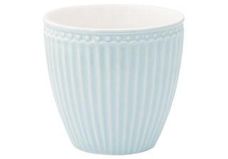Greengate Latte Cup Mug Alice Light Blue Everyday Ta Pale Blue 300 Ml
