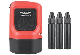 Trodat Id Protector Ink Roller Inkl. 3 Inchiostri Di Ricarica Nero, Rosso Fuoco…