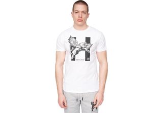 Henleys - Maglietta "Curveball"" Da Uomo BG1376 (L) (Bianco)"